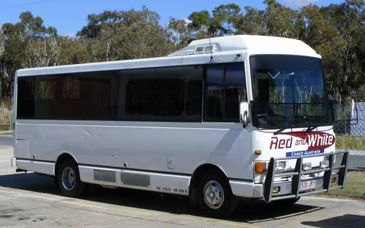 Red & White Hino Rainbow 20